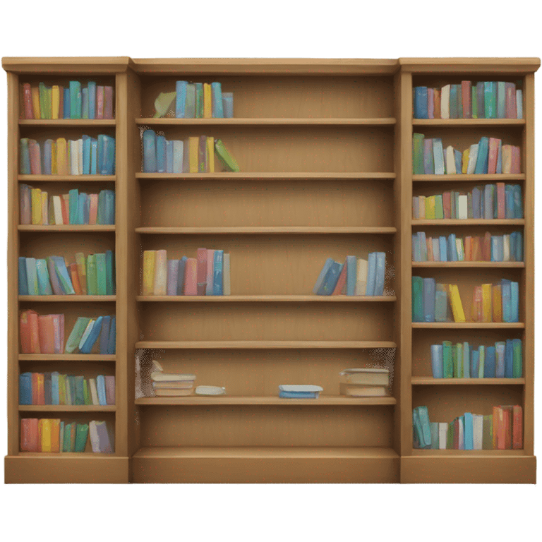 empty bookshelf emoji