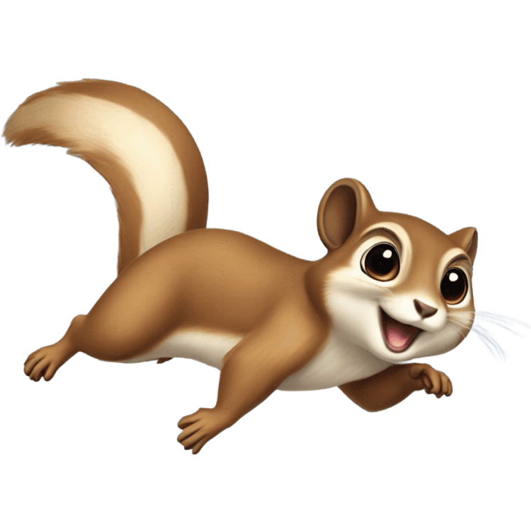 Flying squirrel emoji