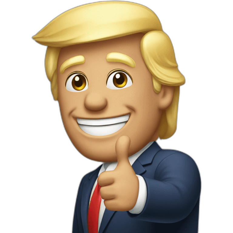 Donald Trump thumbs up emoji