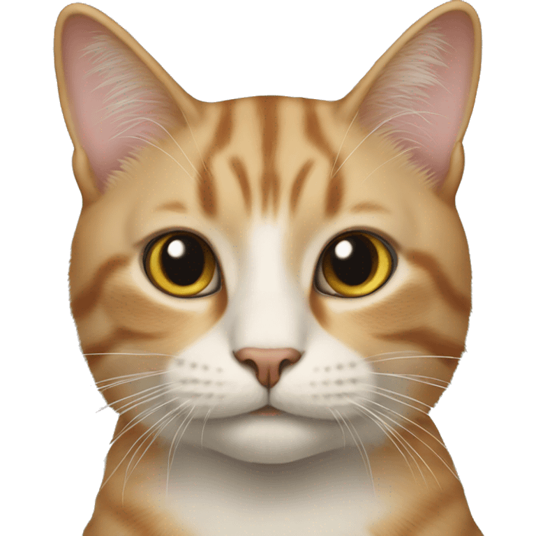 Realistic cat with whiskers  emoji