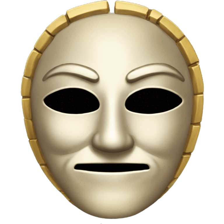 coin anonymous mask emoji