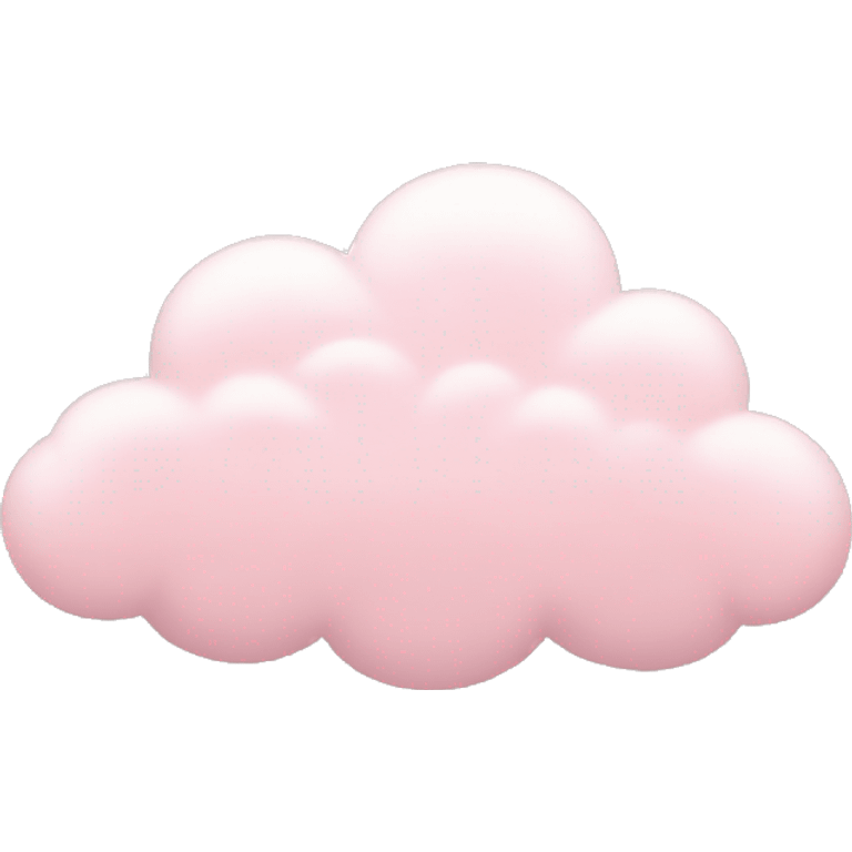 pastel pink cloud emoji