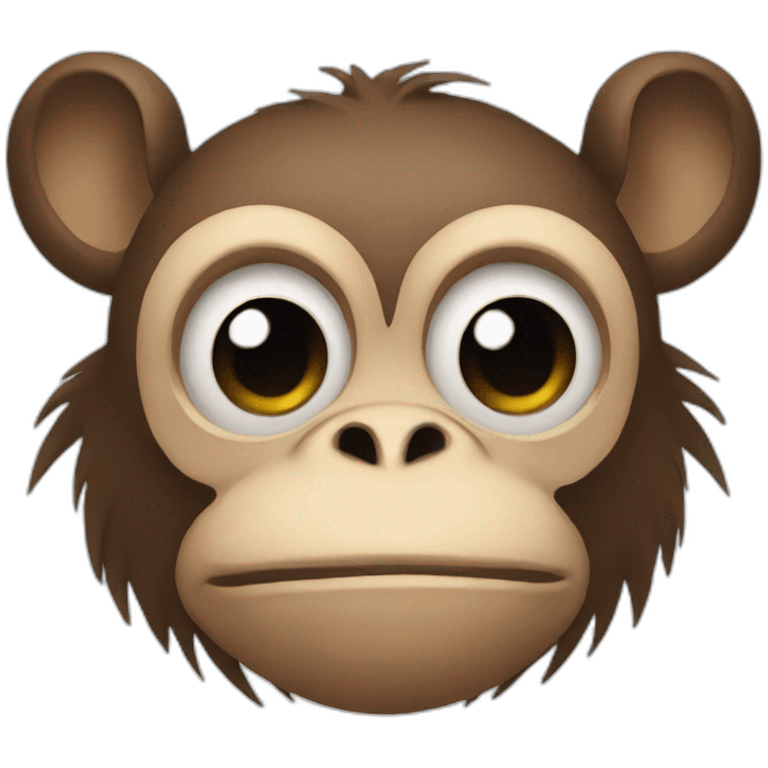 sigma face monkey emoji