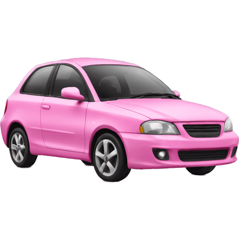 Pink car emoji