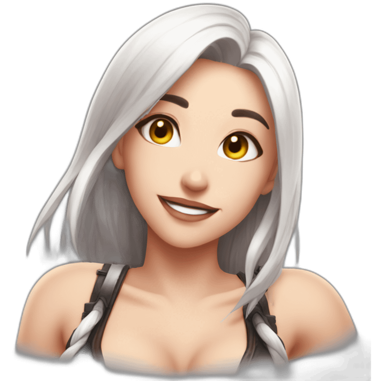 Katarina smile sideboobs sfw emoji