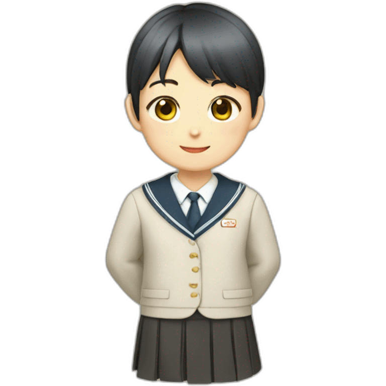 Japanese school uniform emoji