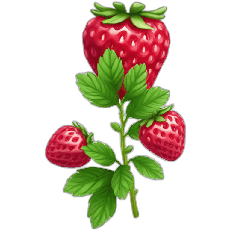 Fraise framboise mirtille emoji