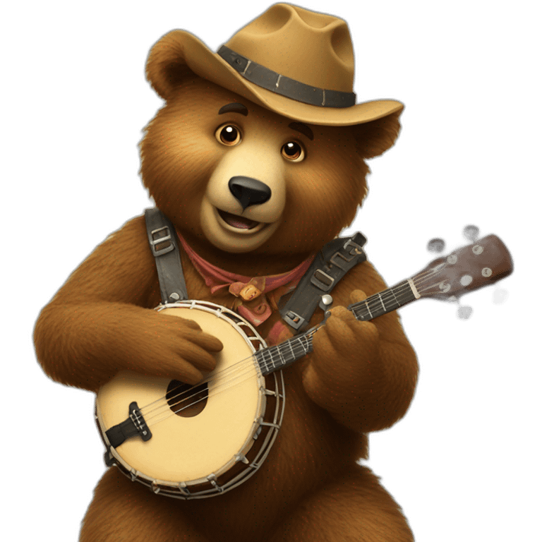 country bears playing banjos emoji