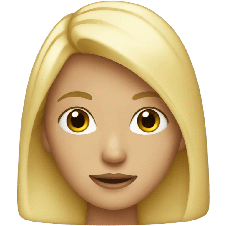 Blonde girl  emoji