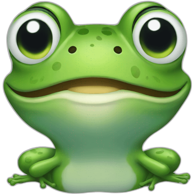 frog smiling emoji