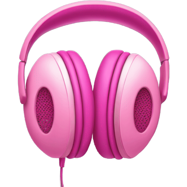 pink headphones emoji