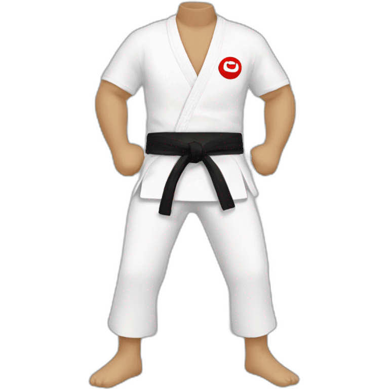 White belt emoji