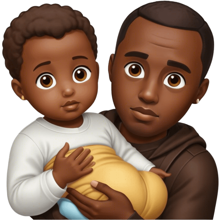 Diddy with a baby  emoji