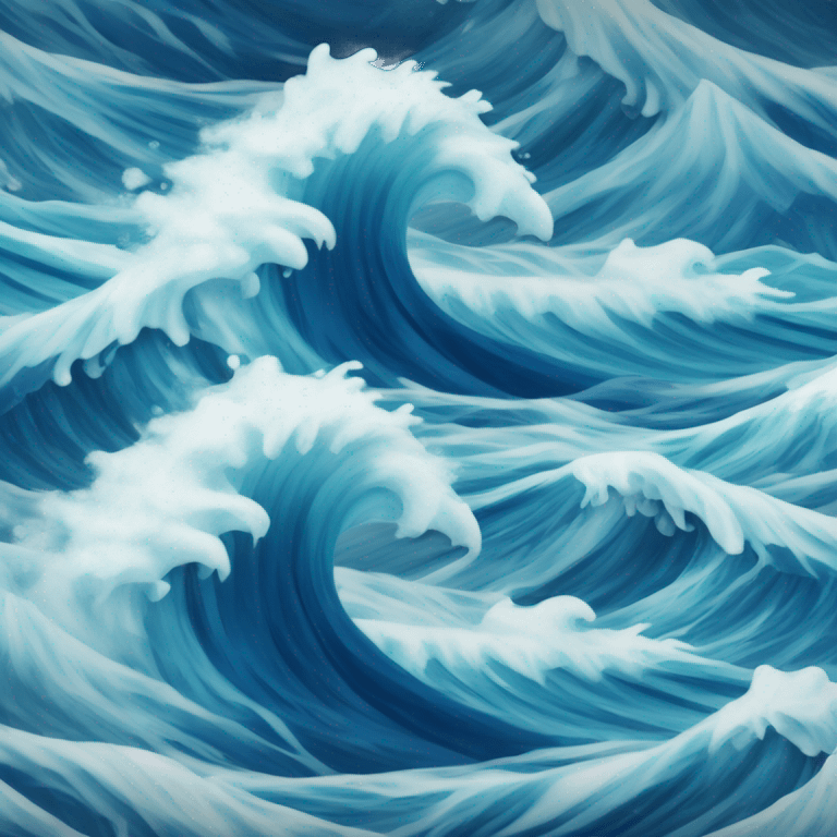 sea waves emoji