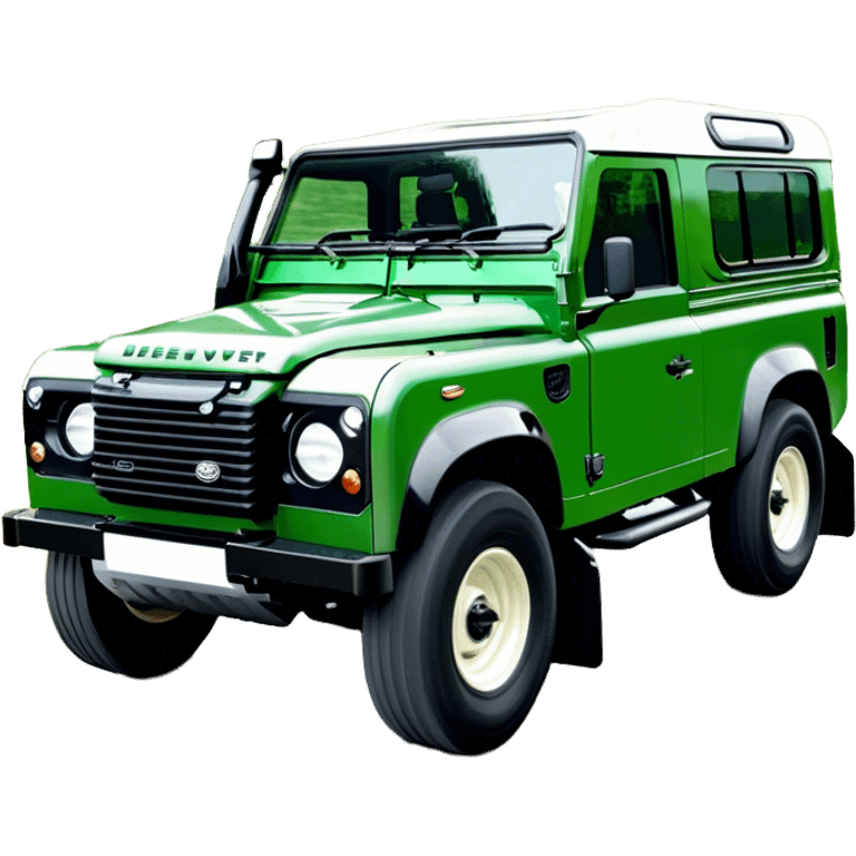 Land Rover Defender - Land Rover (Model Year: 2022) (Iconic colour: Green) emoji