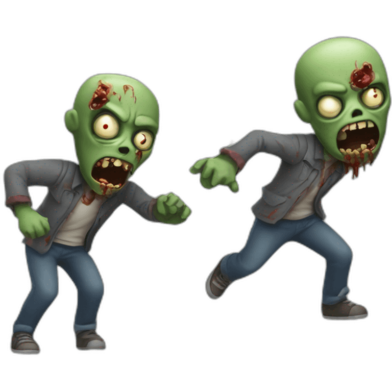 Zombie attacking emoji