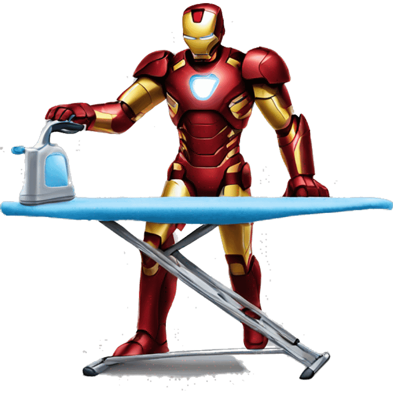 iron man ironing emoji