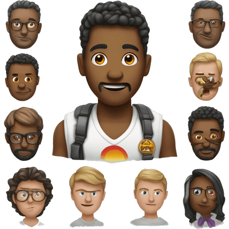 Crea una combinación de los siguientes tres emojis: 😮‍💨😒🧐 emoji