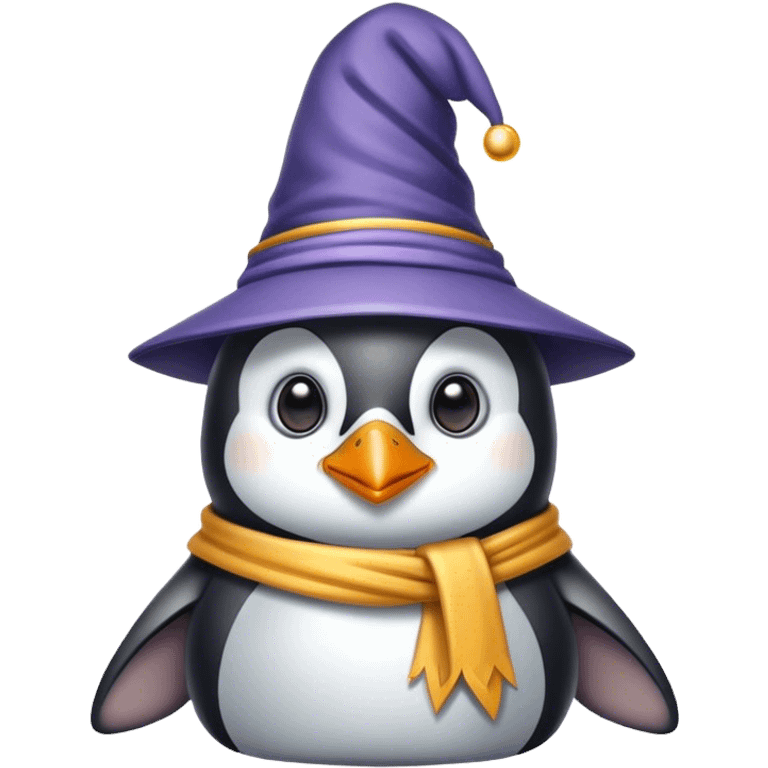 Penguin Wizard emoji