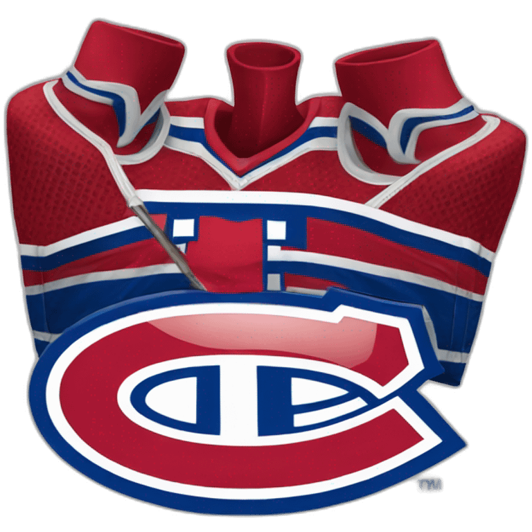 Canadiens Montréal Logo Realistic emoji