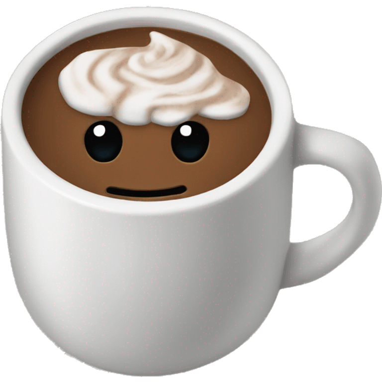 Hot cocoa in a cup emoji