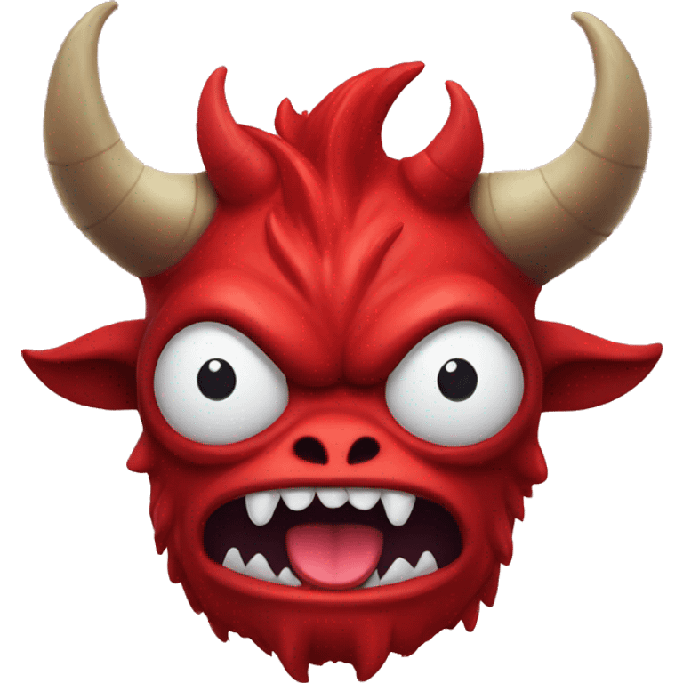 red horned monster emoji