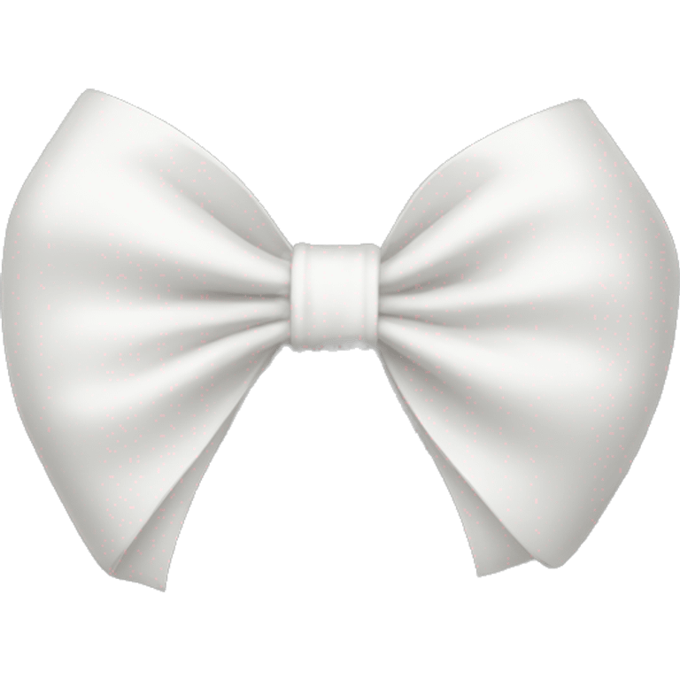 White bow emoji