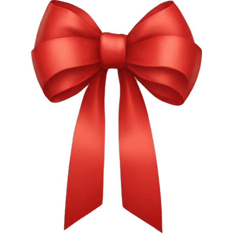 Red bow emoji