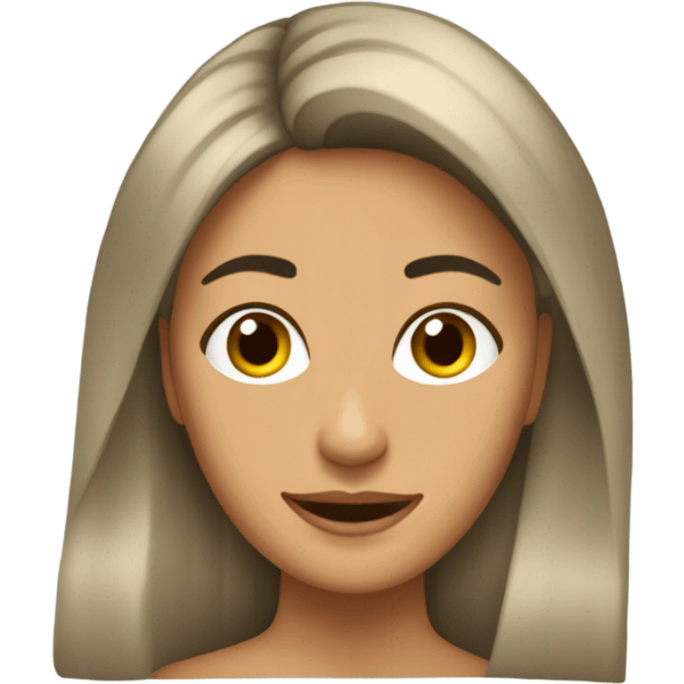 mujer espa y moños emoji