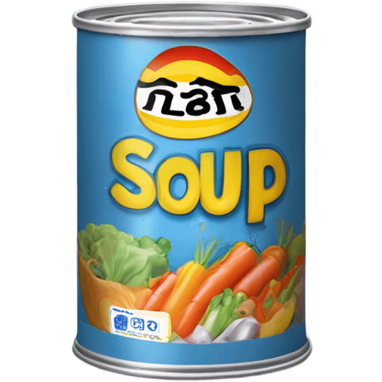 Soup can  emoji