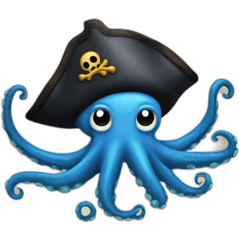 A pirate octopus emoji