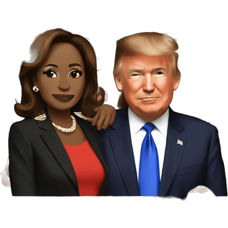 Trump and Kamala emoji