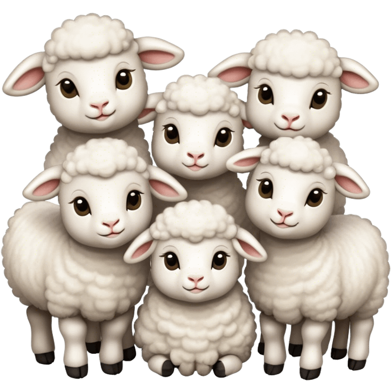 Lamb falmily emoji