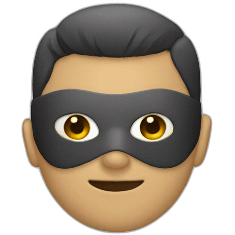 masked guy emoji