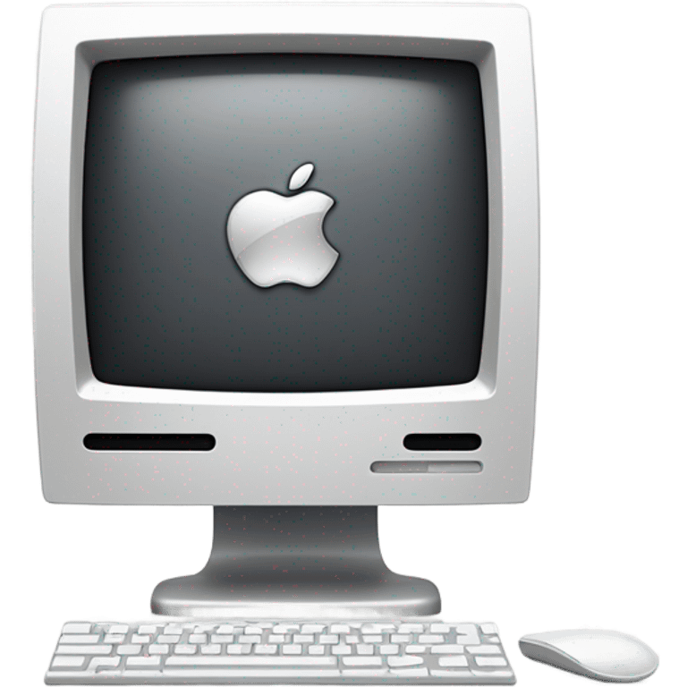 a modern Apple Macintosh Computer emoji