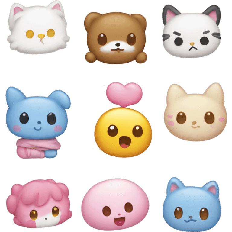 Sanrio cute emojis emoji