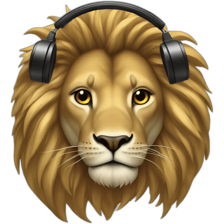 Dj lion emoji