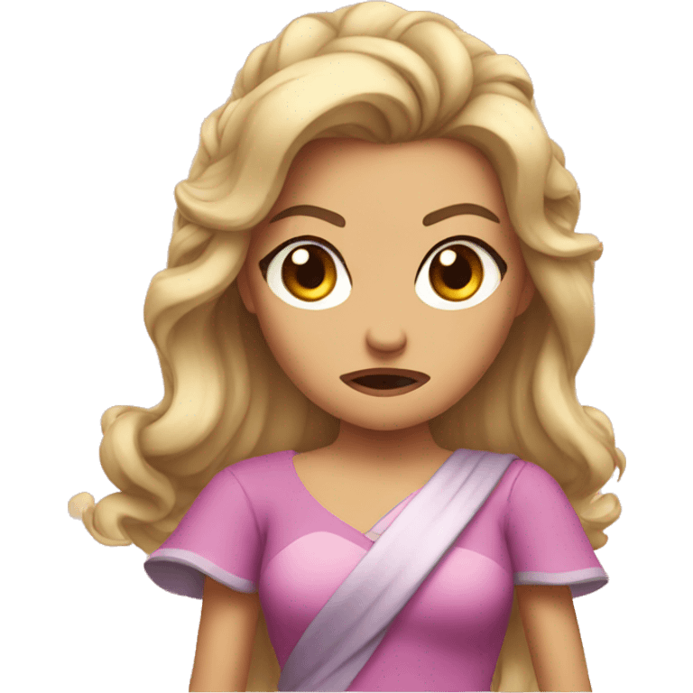 Princess angry emoji