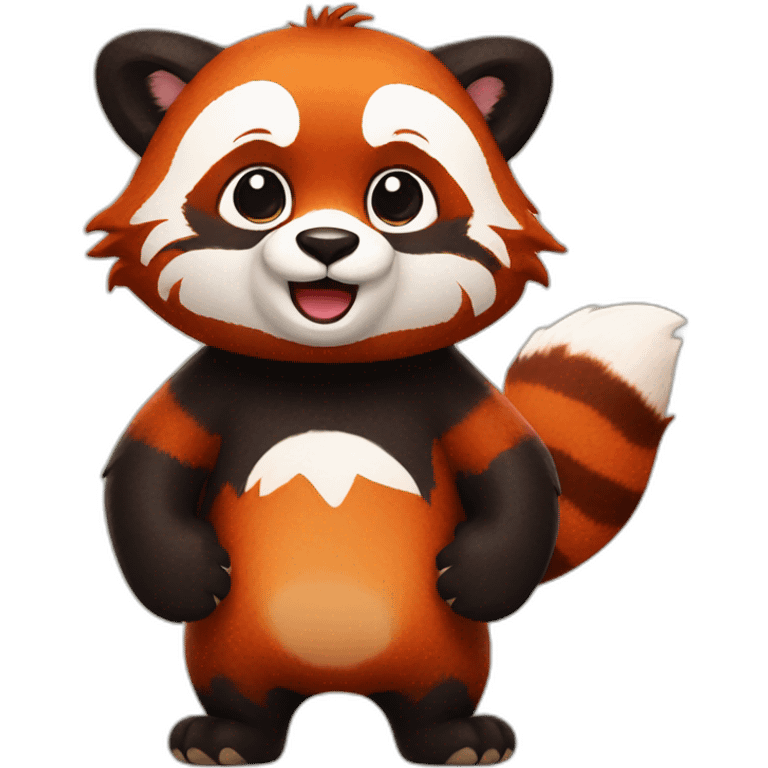 redpanda saying hello emoji