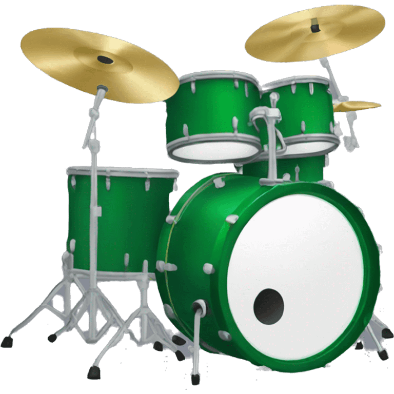 green drum set emoji