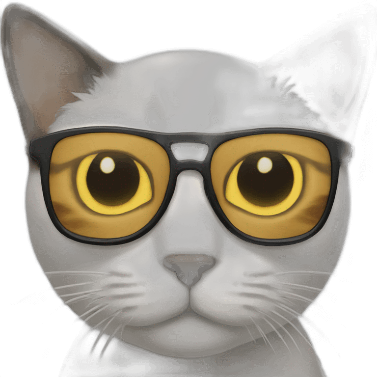 gato gafas emoji