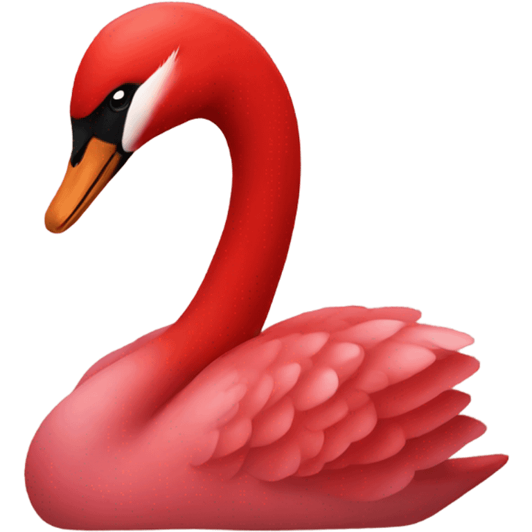 Red swan emoji