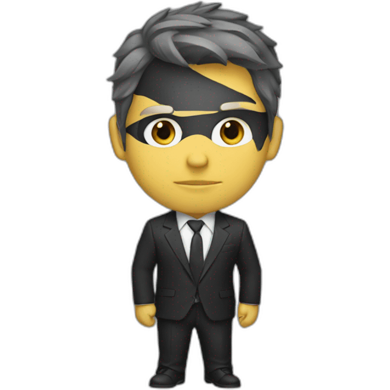 Hawkeye in suit emoji