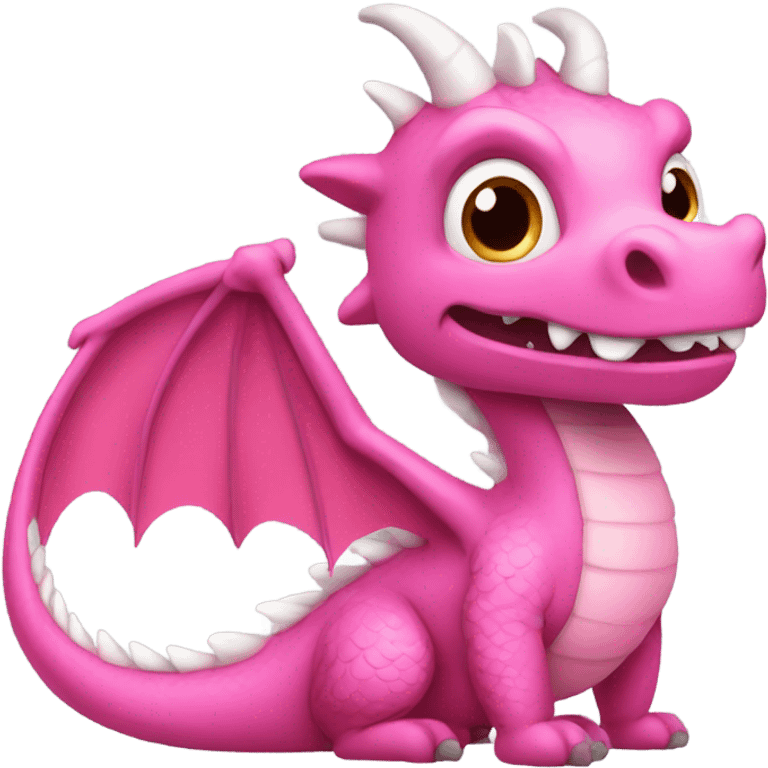 Pink dragon emoji