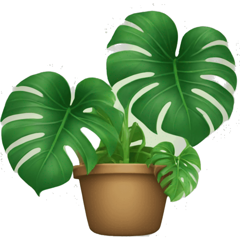 monstera plant emoji