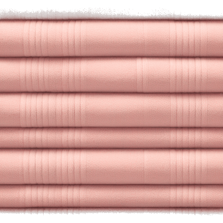 Light pink stacked towels emoji