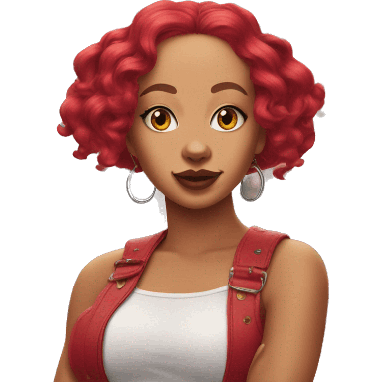 Doja cat paint the town red  emoji