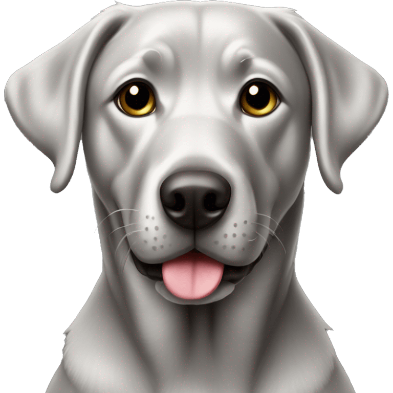 Silver lab emoji