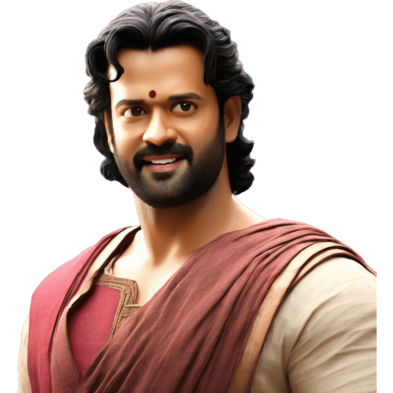 Prabhas in KALKI 2898 AD look and saying hi emoji