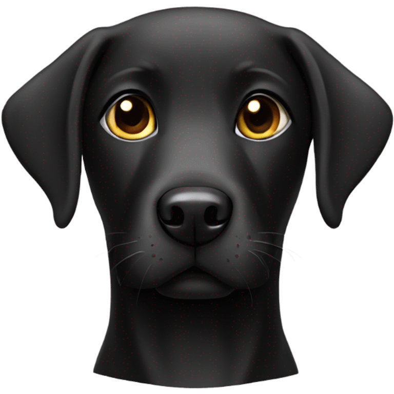 Black Labrador  emoji